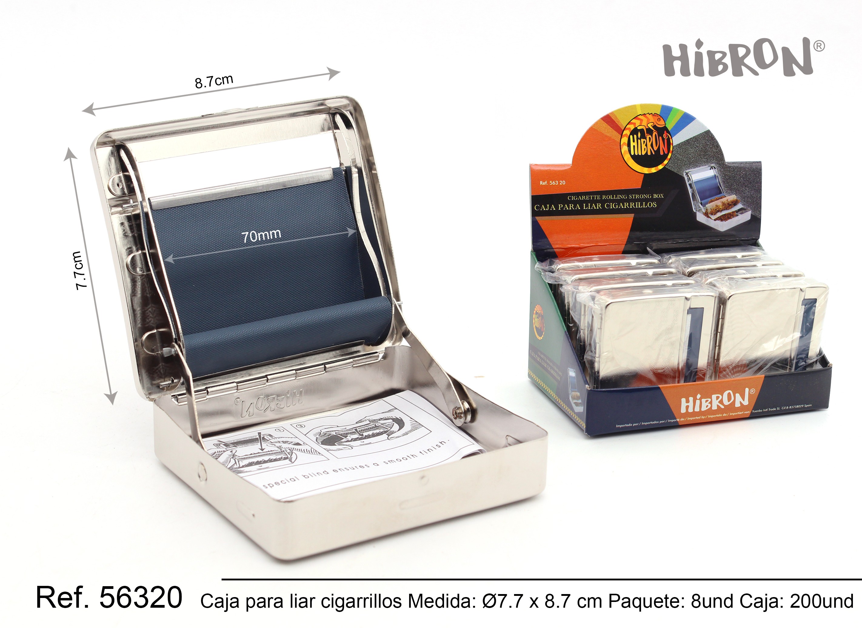 HIBRON, Maquina de liar 78mm,1901659-56304,1x24 
