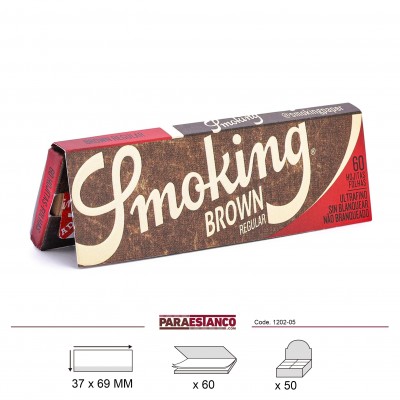 SMOKING BROWN No8, LIBRITO DE 60 HOJAS