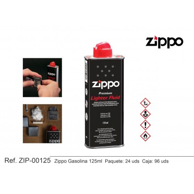 Ref: 000125 Zippo Gasolina 125ml SG