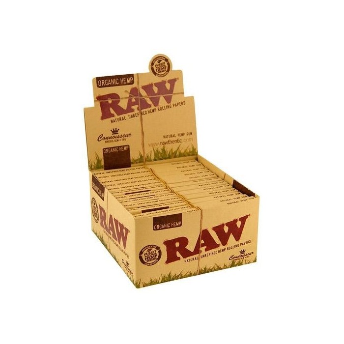 Raw King Size Connoisseur Organico slim + tips 1x24Pcs
