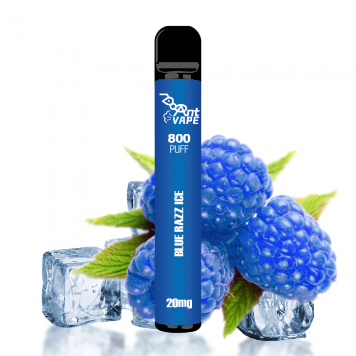AntVape Pod Desechable Con Nicotina 20mg Ice Frambuesa Azul x10