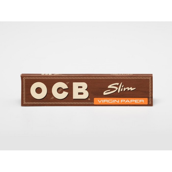 OCB Slim Virgin Papel marrón sin blanquear 50px32hojas