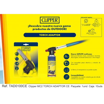 Clipper MC2 TORCH ADAPTOR CE 1pcs