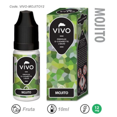 E-Liquido VIVO Mojito 12MG (10ml) 1x10