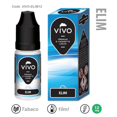E-Liquido VIVO Elim 12MG (10ml) 1x10