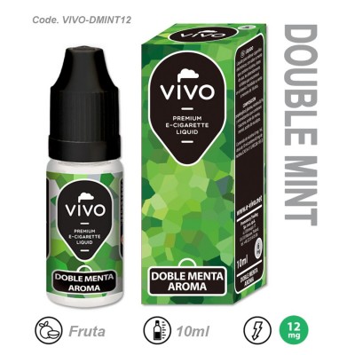 E-Liquido VIVO Doble menta 12MG (10ml) 1x10