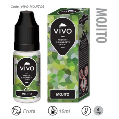 E-Liquido VIVO Mojito 6MG (10ML)